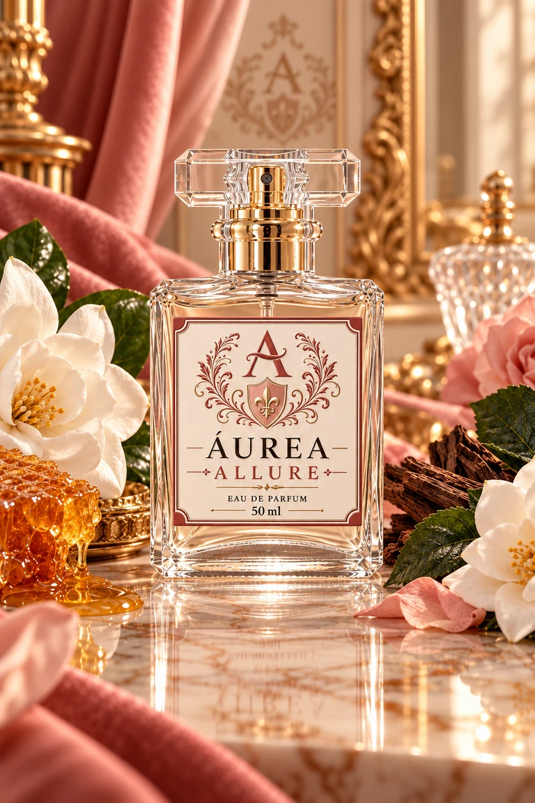 Frasco do perfume Áurea Allure