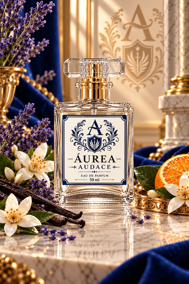 Frasco do perfume Áurea Audace