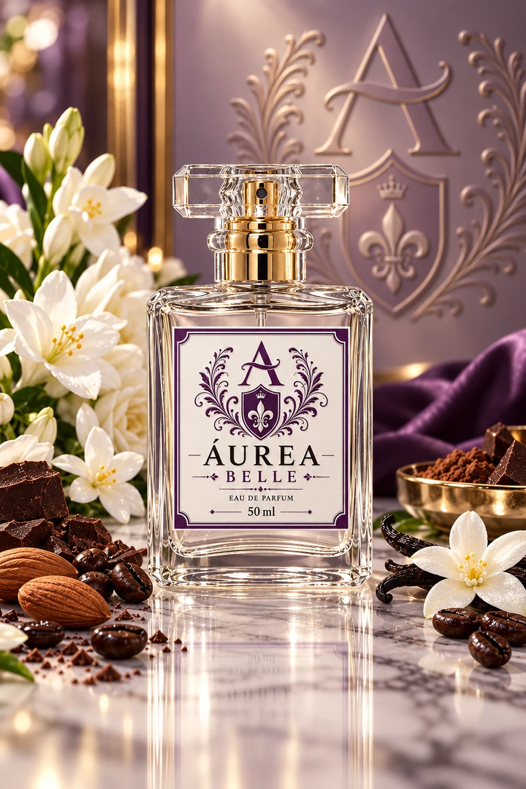 Frasco do perfume Áurea Belle