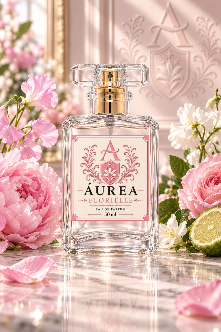 Frasco do perfume Áurea Florielle