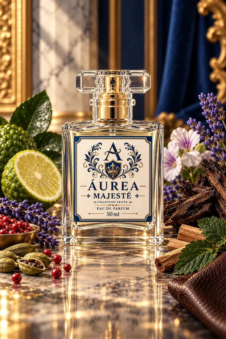 Frasco do perfume Áurea Majesté