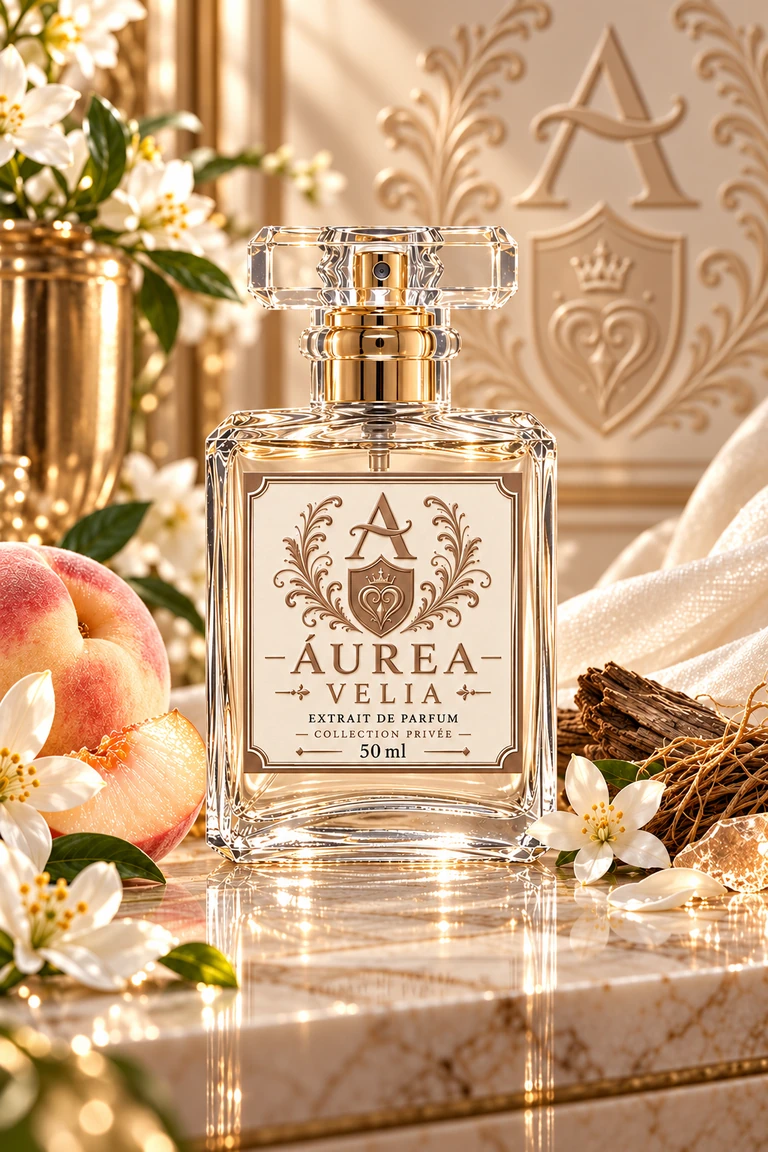 Frasco do perfume Áurea Velia