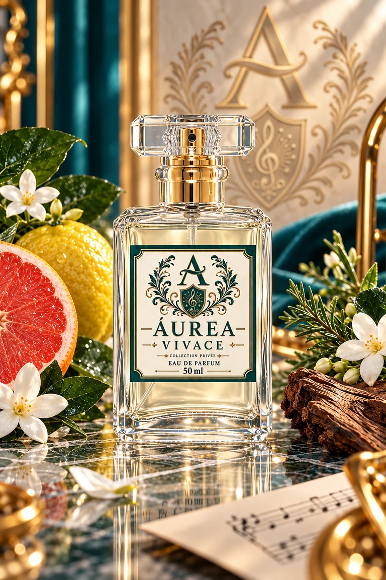 Frasco do perfume Áurea Vivace